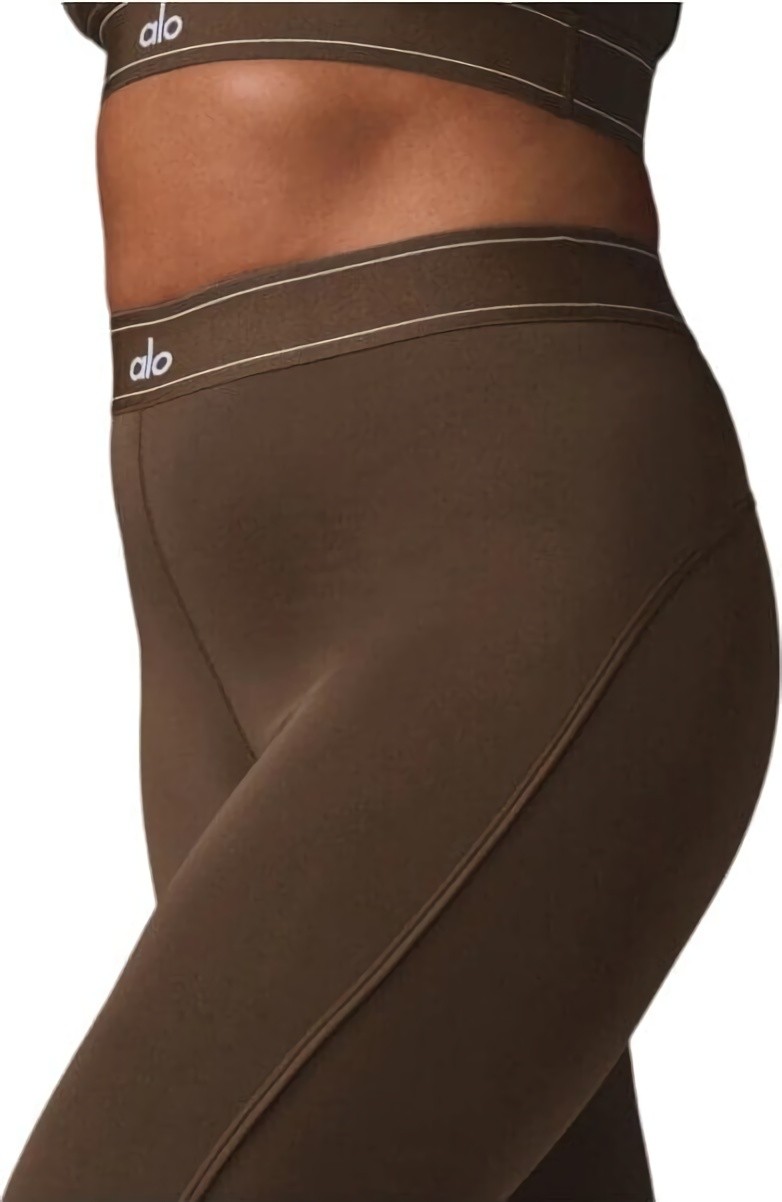 (CN) Леггинсы женские Alo Yoga Umber, Коричневые (XS)