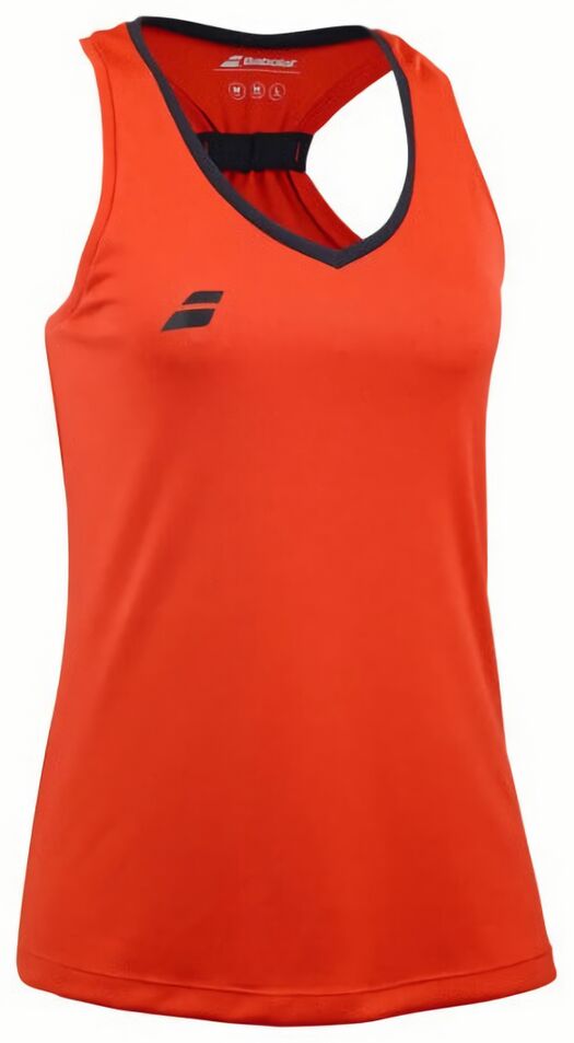 (EU) Майка женская Babolat Play без руквов 3WP2071, Красная (S)