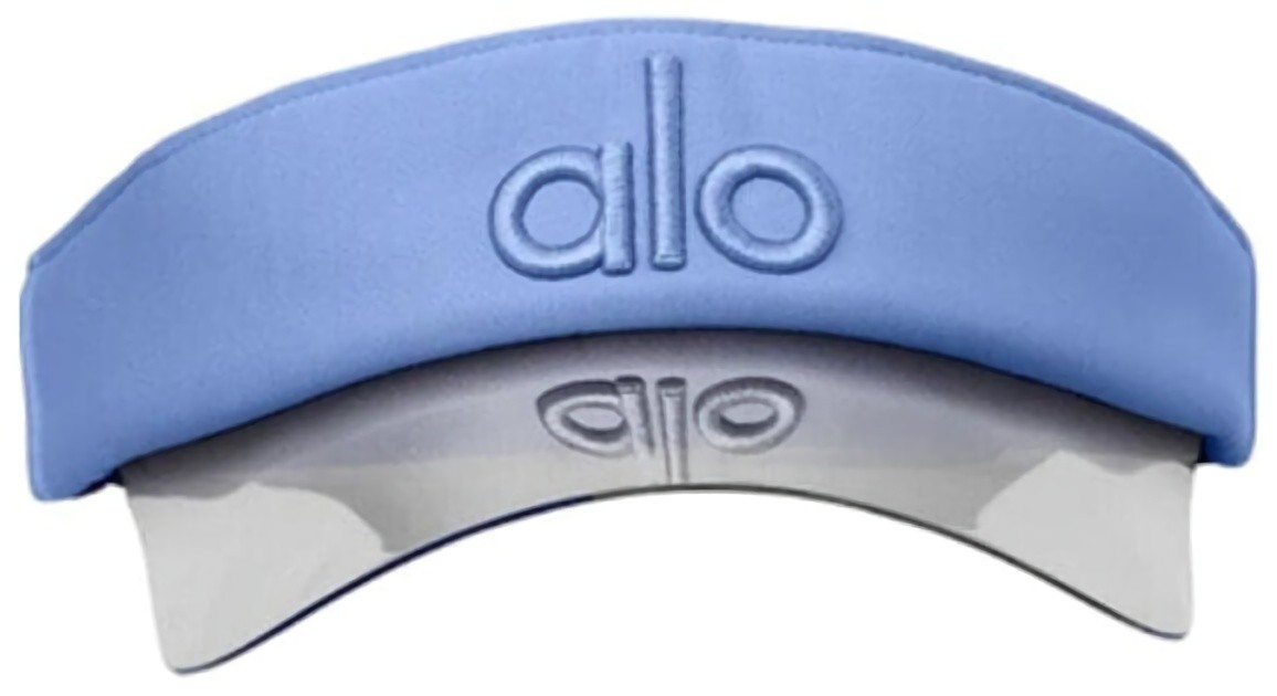 (CN) Кепка женская Alo Yoga Polyester Sun Protection Hats Unisex Blue, Голубая (F)