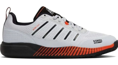(EU) Кроссовки мужские Kswiss Ultra Court Padel White/Neon Lava 04436-075-M, Разноцветные (р. 46)