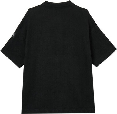 (CN) Поло мужское Alo Yoga Knitwear Men's Lapel Moderate Other, Чёрное (XL)