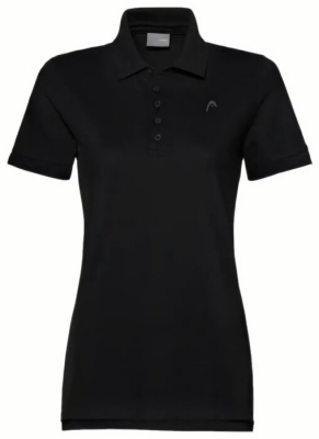 (EU) Поло женское Head, Чёрное (M)
