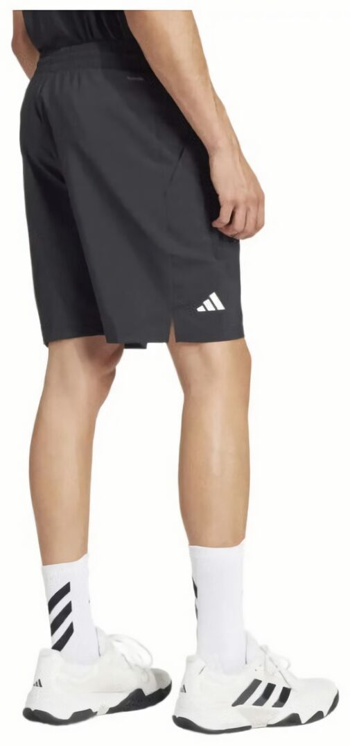 (EU) Шорты мужские Adidas Club 3 Stripes Kue78 7 дюймов, Чёрные (S)