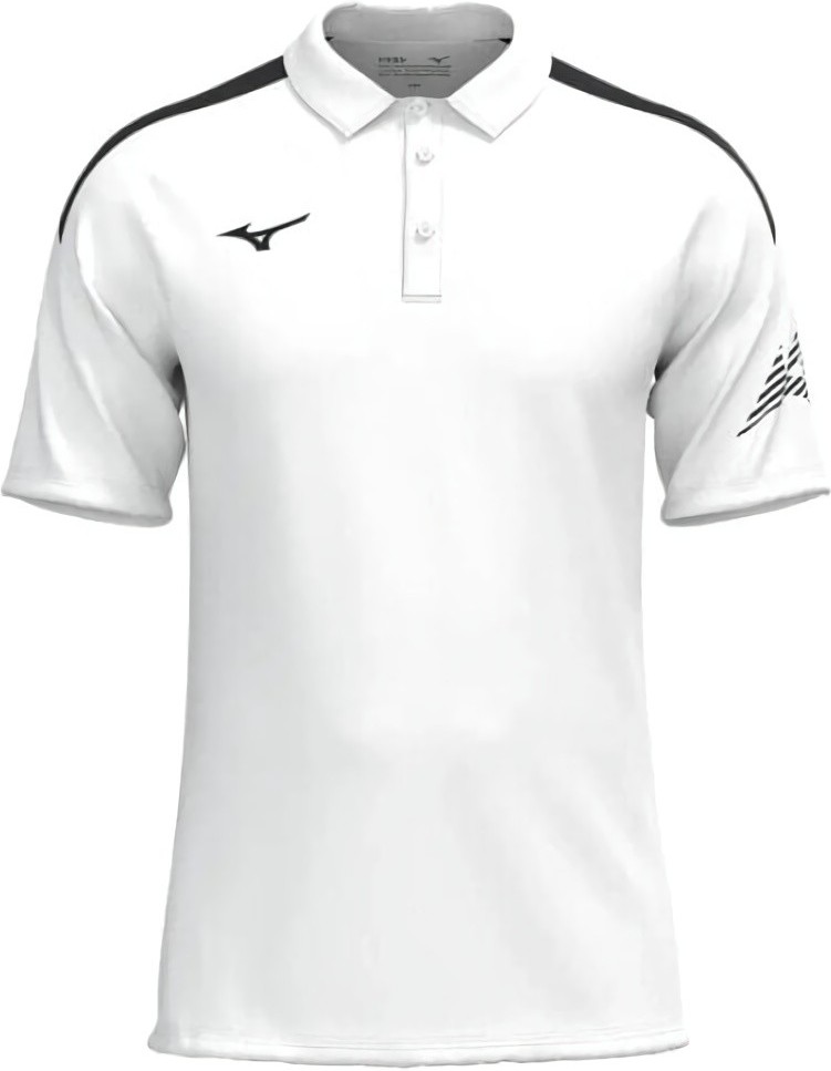 (EU) Поло мужское Mizuno Team, Белое (S)