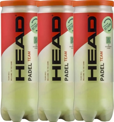 (EU) Мячи для падел тенниса Head Padel Team, 3 банки (3 шт в банке)