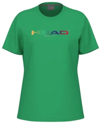 (EU) Футболка женская Head Rainbow, Зеленая (M)