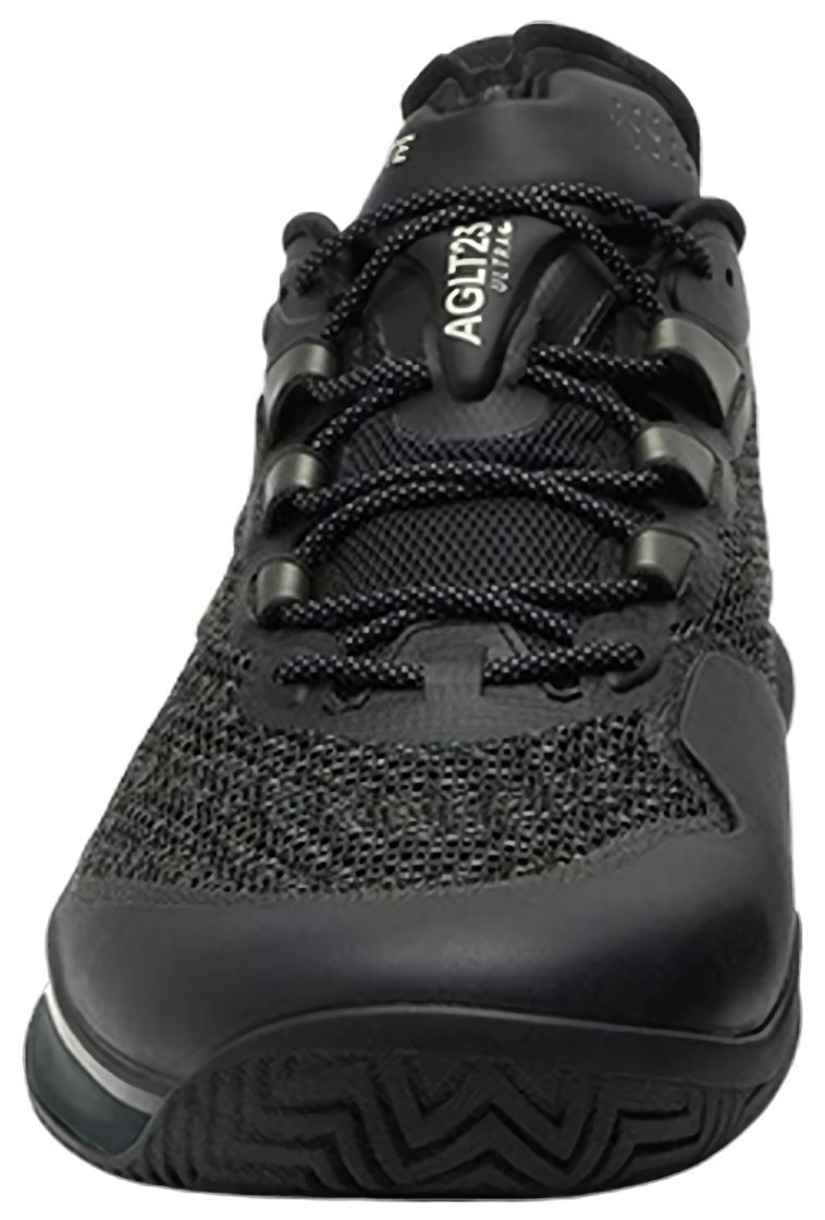 Кроссовки мужские Lacoste AG-LT 23 Ultra, Чёрные/Зелёные, с защитой голеностопа, для харда и синтетики (р. EUR 44)