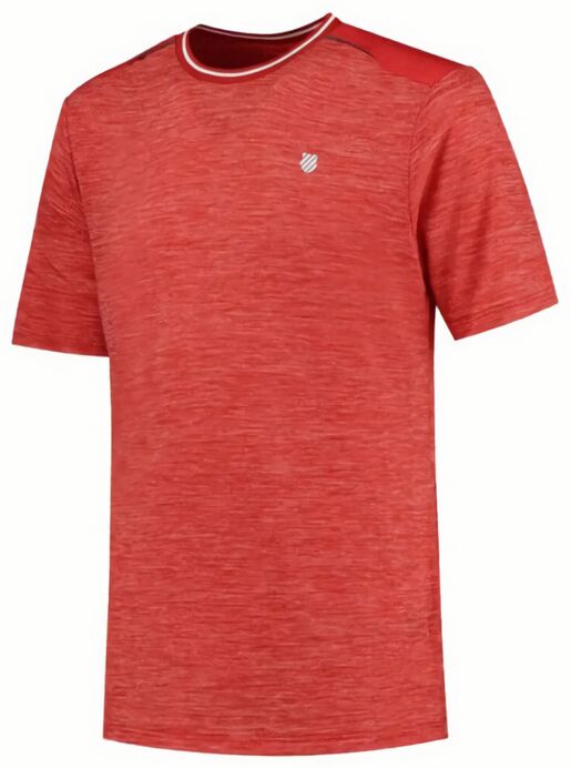 (EU) Футболка мужская Kswiss Hypercourt Lange, Красная (S)