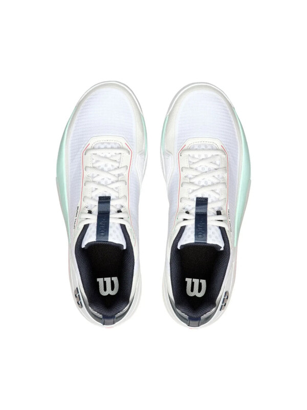 WILSON RUSH TOUR 5 CLAY WHITE/TURQUOISE/CORAL WRS338260