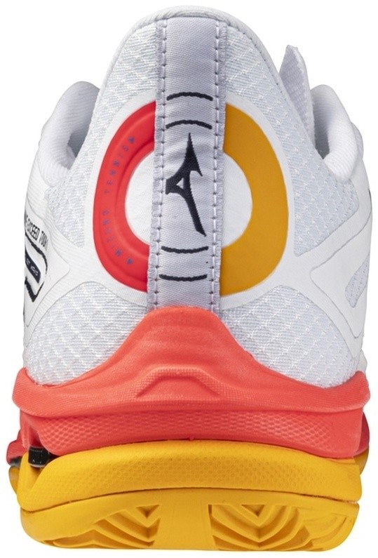 Кроссовки унисекс Mizuno Wave Exceed Tour 6 CC, Белый/Темно-синий, для грунтовых кортов (р. 45)