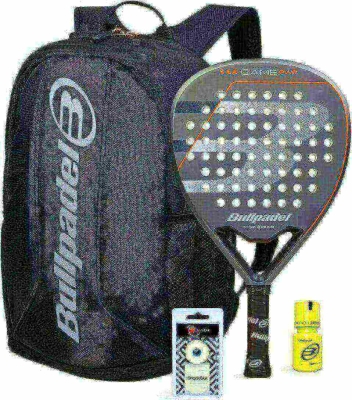 (EU) Набор ракетка Bullpadel Game Pwr + Сумка Avant 2 + Овергрип Shockout+ Защитная лента + Банка геля Bullpadel Dry