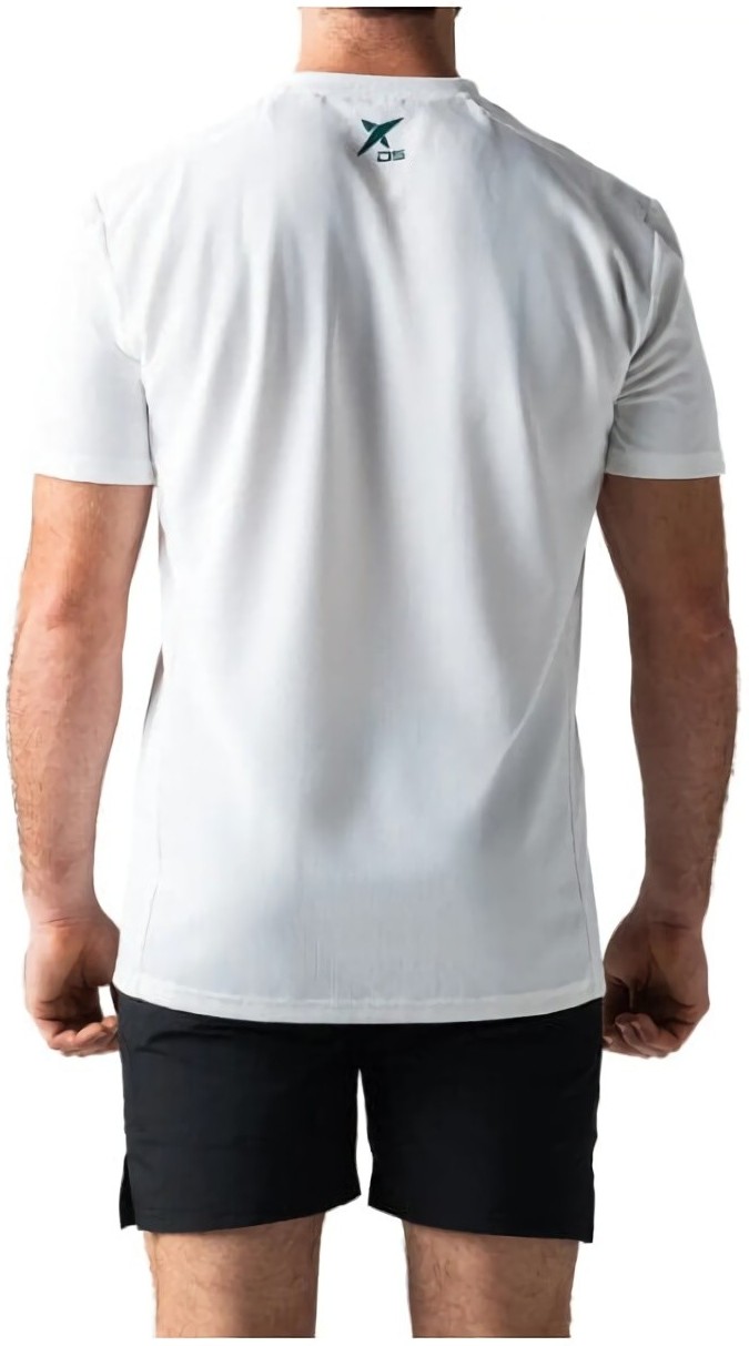 (EU) Футболка мужская Sanz Performance Drop Shot, Белая (XL)
