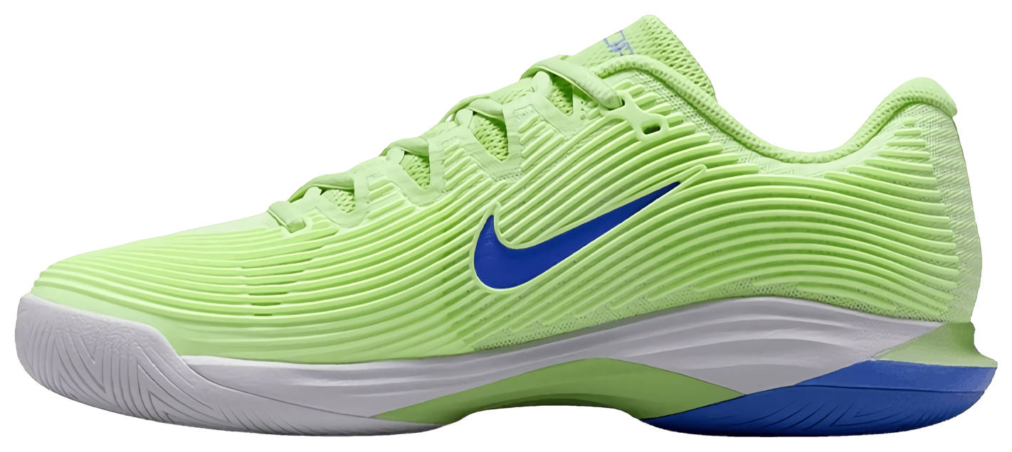 Кроссовки женские Nike Vapor 12 HC, Лайм/Сапфир/Белый (р. 39)