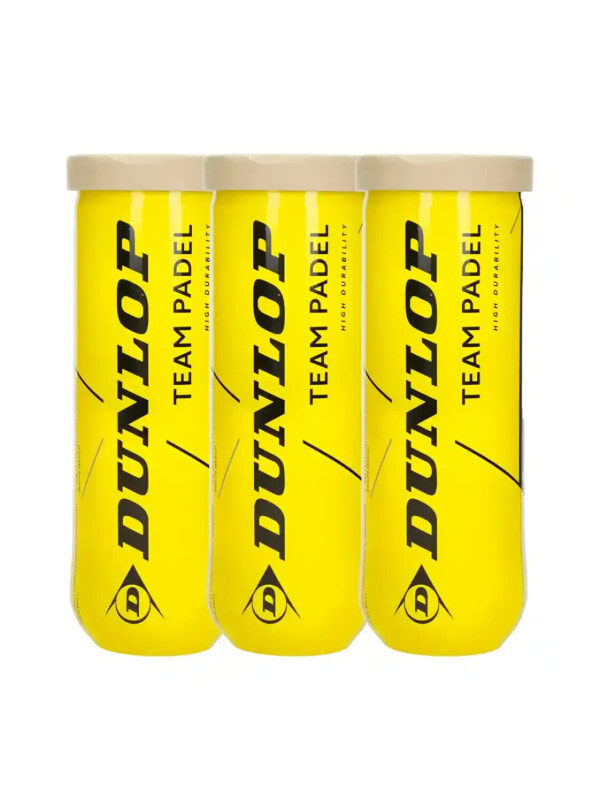 (EU) Мячи для падел тенниса Dunlop Team Padel, 3 банки (3 шт в банке)