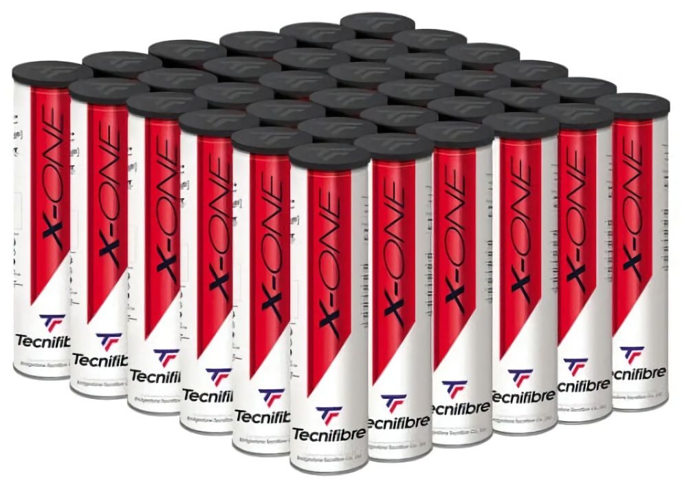 (EU) Мячи для падел тенниса Tecnifibre X-One 60XONE364N, 36 банок (4 шт в банке)