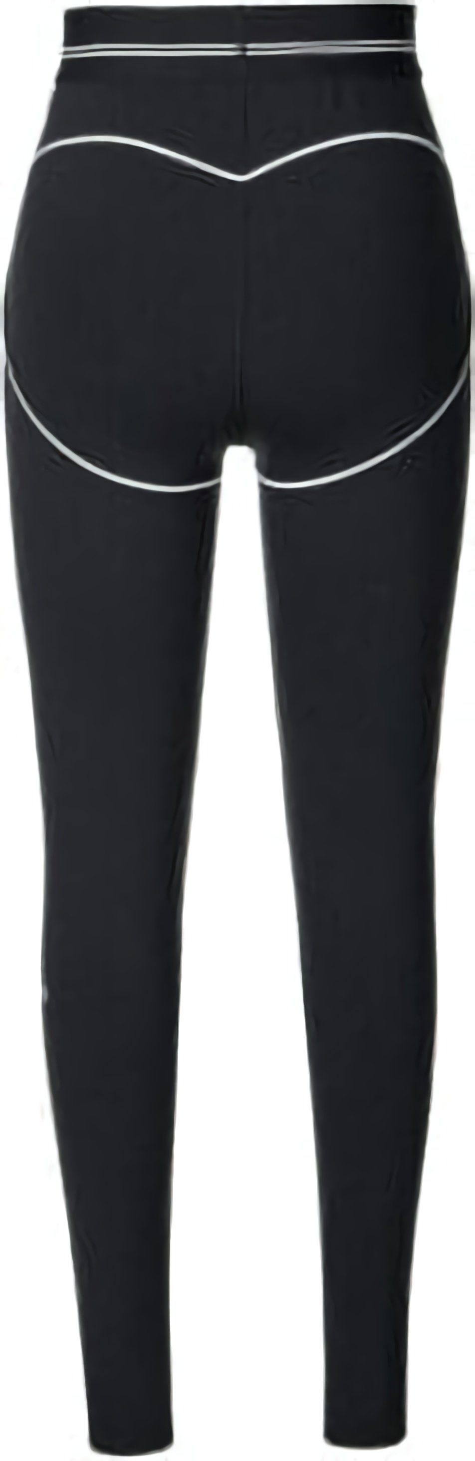 (CN) Легинсы женские Alo Yoga Airbrush High-Waist Heart Throb, Чёрные (XS)