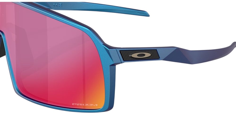 Очки солнцезащитные Oakley Sutro Pacific Trail Collection Matte Pacific Prizm Road Black, Зеленый/Цветные линзы