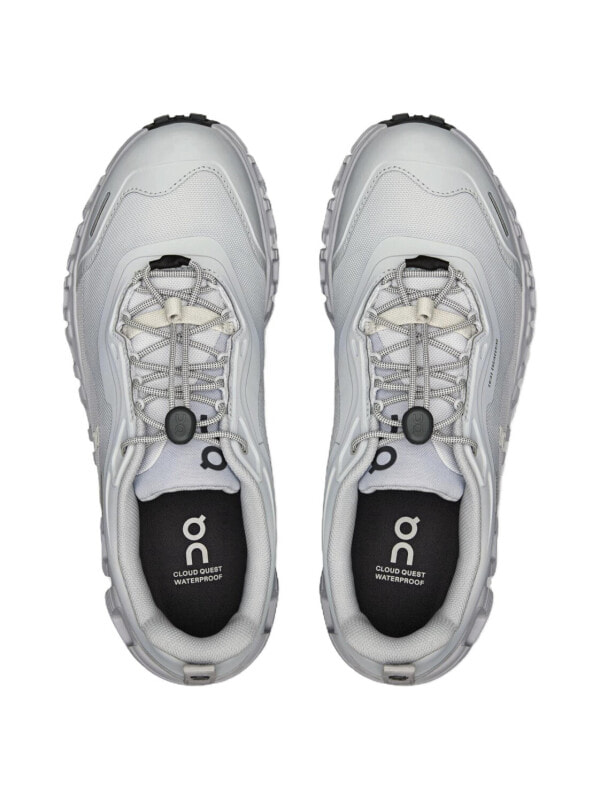 On Cloud 6 Waterproof Running Shoes Women's Light Gray