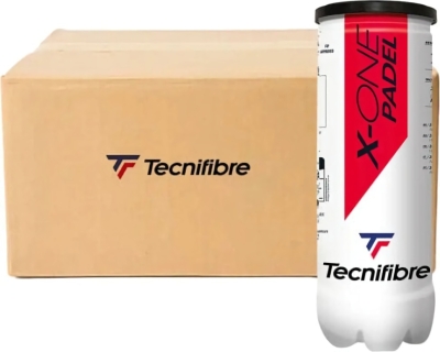 (EU) Мячи для падел тенниса Tecnifibre Padel X-One 60PADXO243, 24 банки (3 шт в банке)