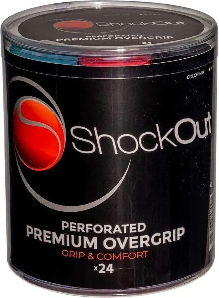 (EU) Овергрип для ракетки Shockout Premium, Разноцветный (24 шт)