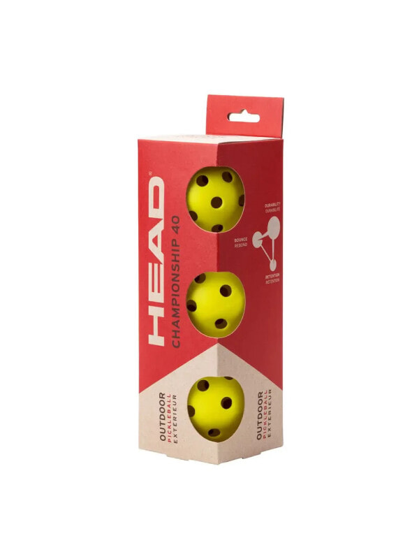 (EU) Мячи для пиклбола Head Championship 40 (3 шт)