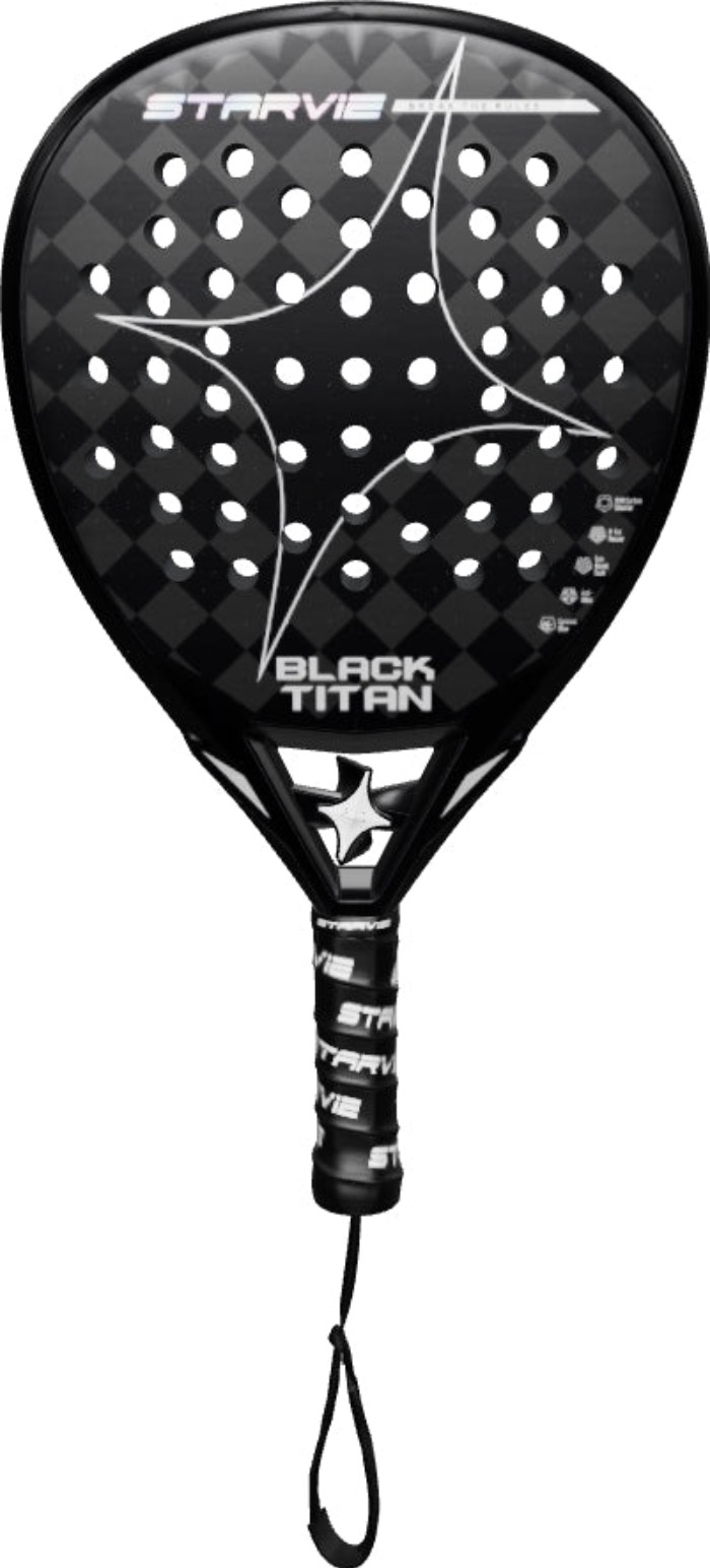 Ракетка для падел тенниса Starvie Black Titan 2026