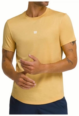 (EU) Футболка мужская Wilson Everyday Performance, Золотистая (2XL)