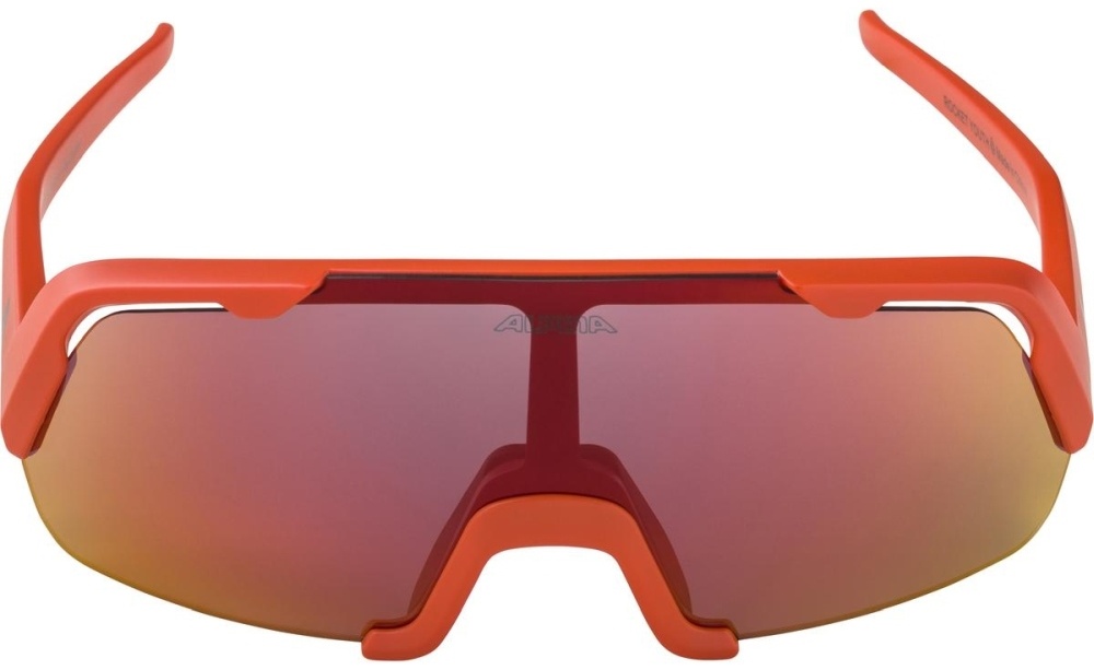Очки солнцезащитные Alpina Rocket Youth Pumpkin-Orange Matt/Yellow Mirror, Оранжевый Матовый/Желтый