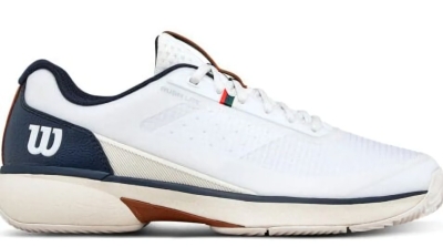 (EU) Кроссовки мужские Wilson Rush Lite 5 Clay White Wrs338680, Белые (р. 40 2/3)
