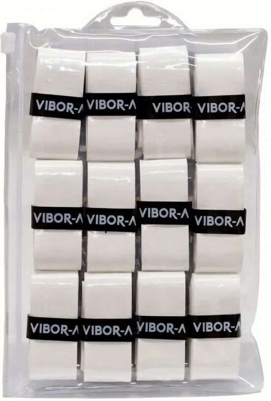 (EU) Овергрип для ракетки Vibor-A, Белый (12 шт)