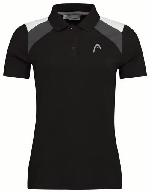 (EU) Поло мужское Head Club 22 Tech W 814421, Чёрное (M)