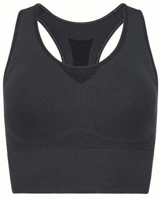 (EU) Топ женский Head Flex без швов, Чёрный (S)