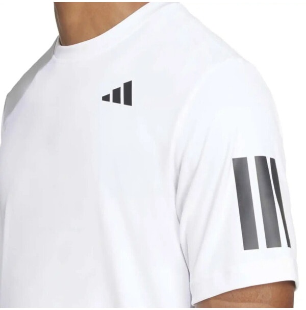 (EU) Футболка для мальчиков Adidas Club 3 Stripes KUE82, Белые (XL)