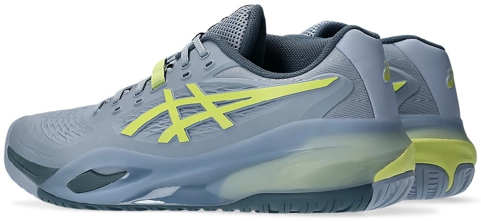 Кроссовки мужские Asics GEL-RESOLUTION X, Серые/Жёлтые, теннисные (р. 27,5)