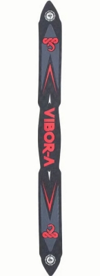 (EU) Защита обода для ракетки Vibor-A Cobra, Черно-красная