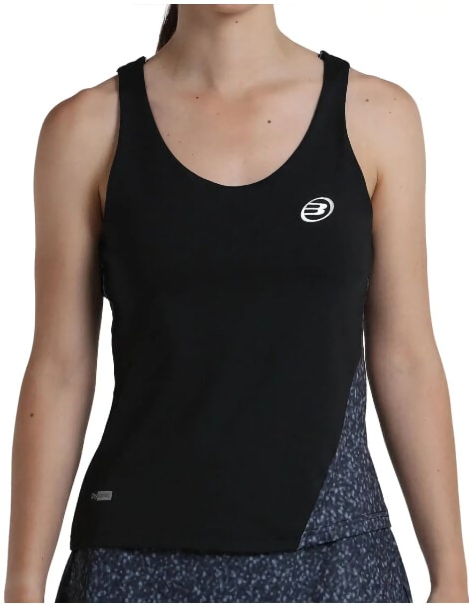 (EU) Майка женская Bullpadel BRETE, Чёрная (XL)