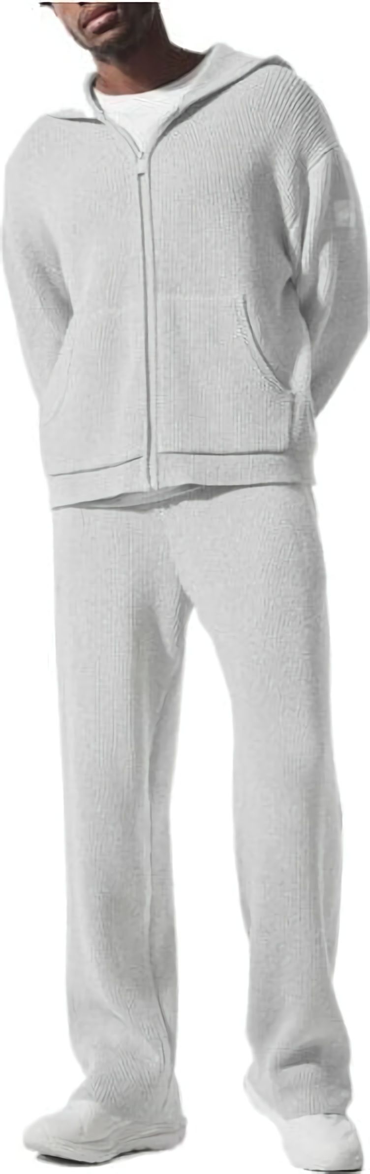 (CN) Брюки спортивные мужские Alo Yoga Domain Knitted, Серые (S)