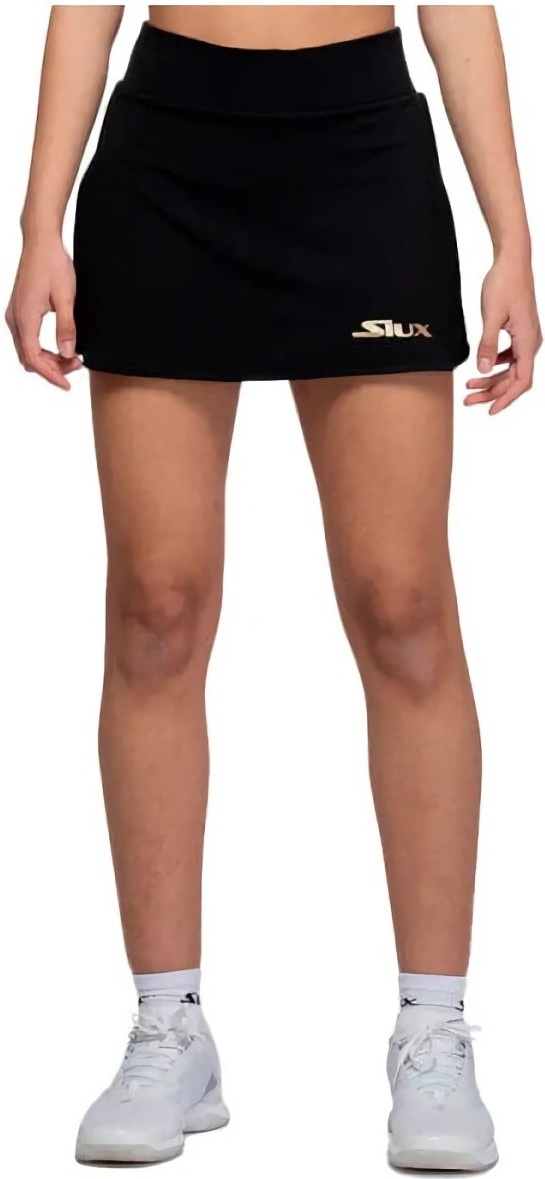 (EU) Юбка женская Siux Club Skirt с внутренними шортами, Черная (S)