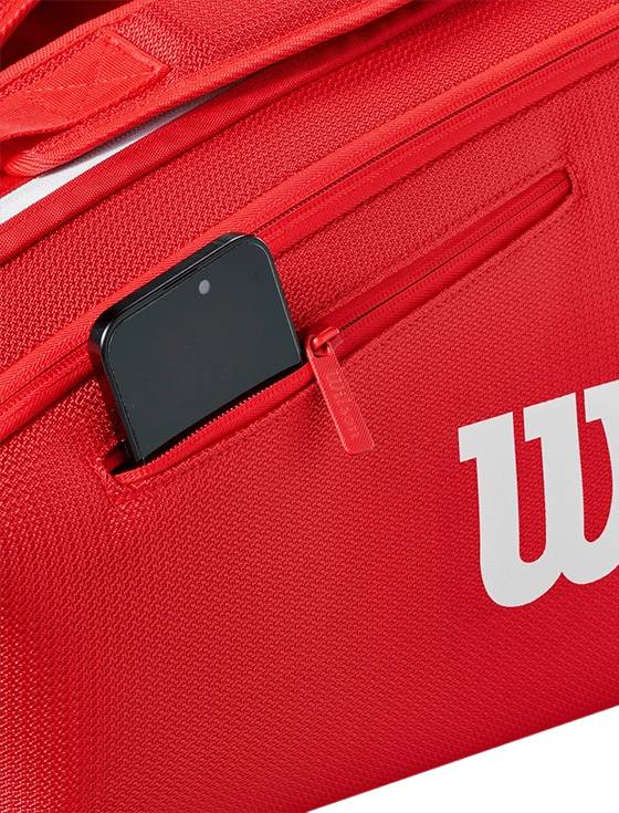 Сумка Wilson для тенниса Super Tour 6R 2025, Красная