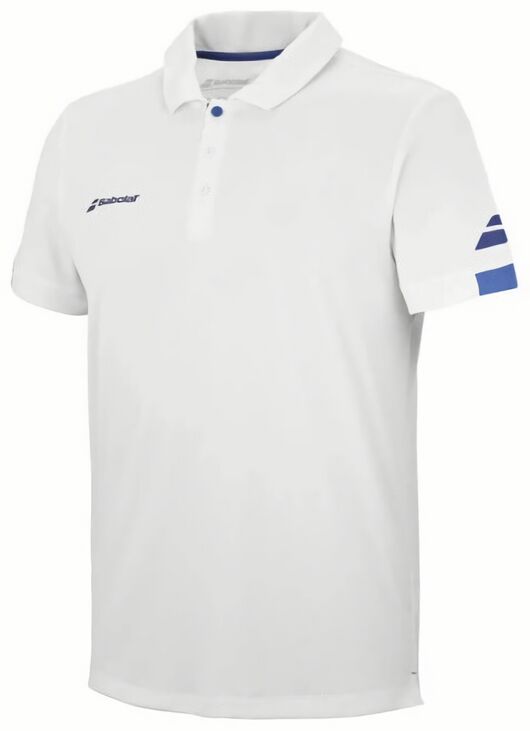 (EU) Поло мужское Babolat Play, Белое (S)