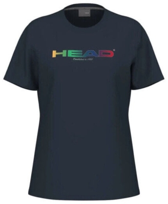 (EU) Футболка женская Head Rainbow, Синяя (M)