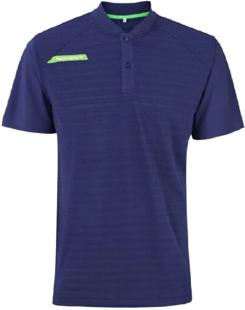 (EU) Поло для мальчиков Tecnifibre F3 Ventstripe, Синее (6/8 лет)