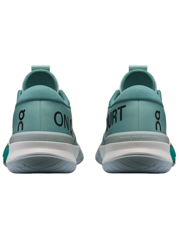 On THE ROGER Pro 3 Tennis Shoes Men's Low Top Teal