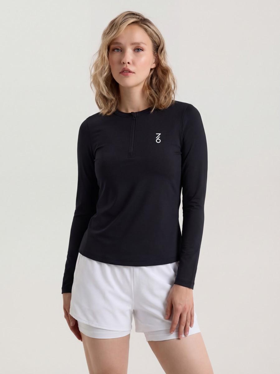 Лонгслив женский 7/6 Maya Longsleeve, Чёрный (XS)