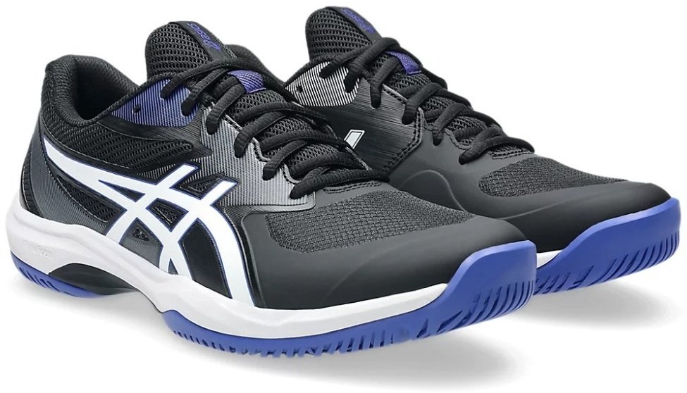 Кроссовки мужские Asics Game FF, Черный/Белый/Синий, легкие, с технологией Trusstic и Flytefoam (р. 46,5)
