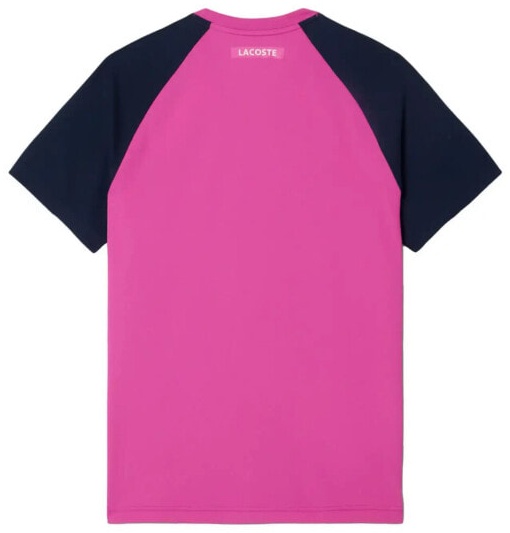 (EU) Футболка мужская Lacoste Players Collection, Сиреневая (M)