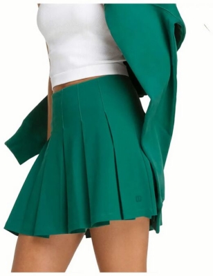 (EU) Юбка женская Wilson Classic, Зелёная (XL)