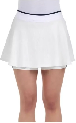 (EU) Юбка женская Bullpadel Tajar, Белая (2XL)