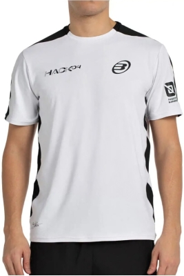 (EU) Футболка мужская Bullpadel Paquito 25I, Белая (XL)