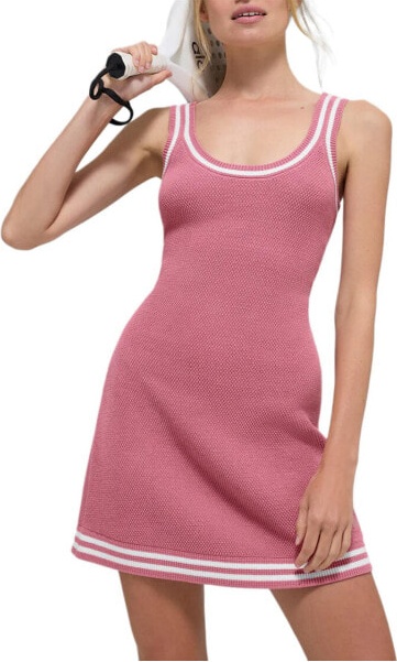(CN) Платье Alo Yoga Tennis Club Sweater Knit Dress, Розовое (M)